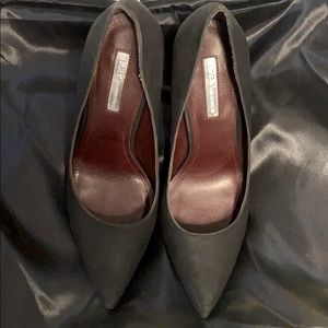 BCBG Black Suede pumps